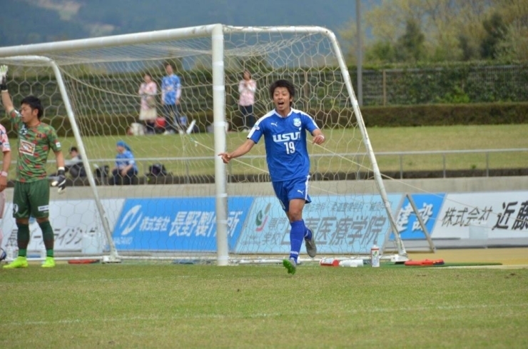 園田選手の先制　ゴール！！！