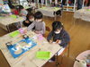 製作活動（年少）「評議員さん来園♡」