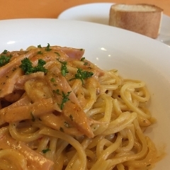 本格イタリア料理のスペシャルな味！　生パスタの海賊風！？