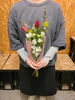 人気のチューリップ入り「桃入り❤️おひなさまブーケ　ピンクがかわいい😆」