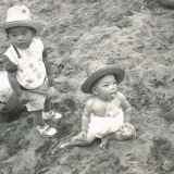 昭和40年頃の天王崎の砂場