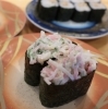 彩り豊かな絶品創作寿司、名前は『磯味軍艦』「回転寿司かね喜、本日ポイント2倍デー‼ お得な平日ランチも対象です【恵方巻予約受付中！】」