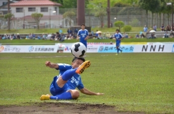 中村選手　気合いが入ってます