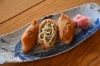 こだわりの「三たて」そばでいただくいなり寿司
