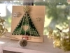 窓辺に飾ってクリスマス気分です「糸かけアートの釘打ち体験してきました！」
