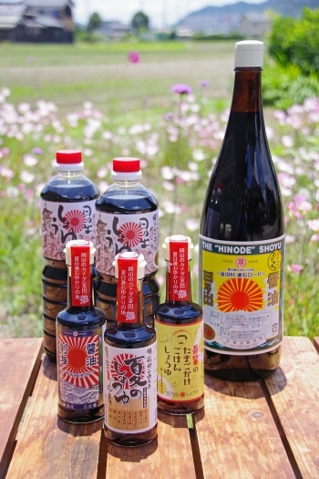 『夏のしょうゆ』や『たまごかけごはんしょうゆ』など種類も豊富「日乃出醤油有限会社 小泉醸造元」