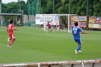 太田選手のクロスに