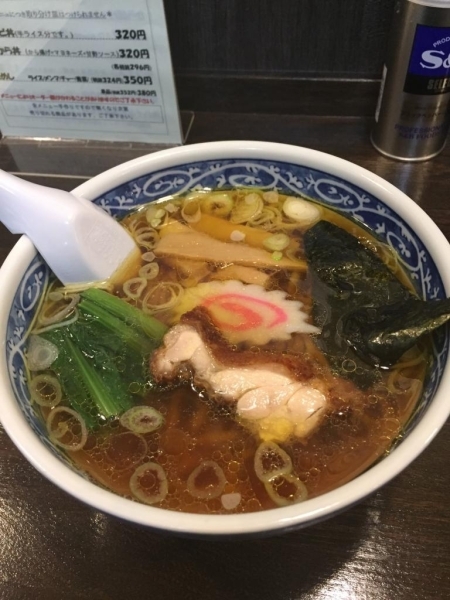 「正油ラーメン680円　安い！！　」