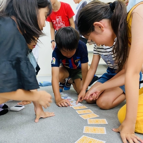 夏休み限定 UFOゲーム👽「８月は毎回チーム戦！【学力アップは本学の定着から！がモットーの、学習塾併設英会話教室】」