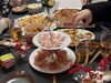 食事「娘のクリスマスパーティー　　　西葛西駅徒歩2分★アイラッシュ、ネイル、フェイシャルエステ、ボディケアなど多彩なメニューのトータルビューティーサロンです」