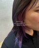 ピンクバイオレット「個性を引き出すピンクバイオレットのインナーカラーでお出かけヘアに」