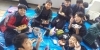 今日は残念なことに寒い!!外で昼食「第72回伊丹市民スポーツ祭剣道大会・第24回鶴丸杯少年剣道大会【11/12】」