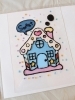 「親子で楽しむディンプルアート体験「Sweetなおうち」作品紹介」