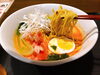 「魚沼炉端　越炭々の、期間限定ランチメニュー！ピリ辛濃厚スープの冷製豆乳坦々麺をいただきました。」