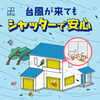「窓にシャッター」