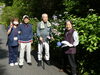 花を見ると笑顔に「紫陽花を見に外出しました。」