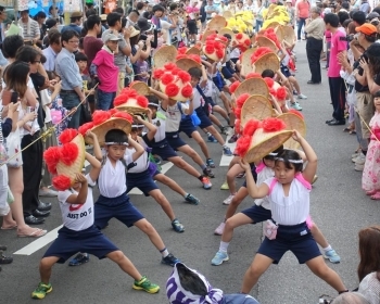 松戸市立馬橋北小学校　花笠チーム