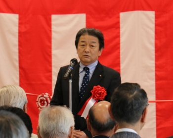 続いて大井松戸市議会議長のご挨拶