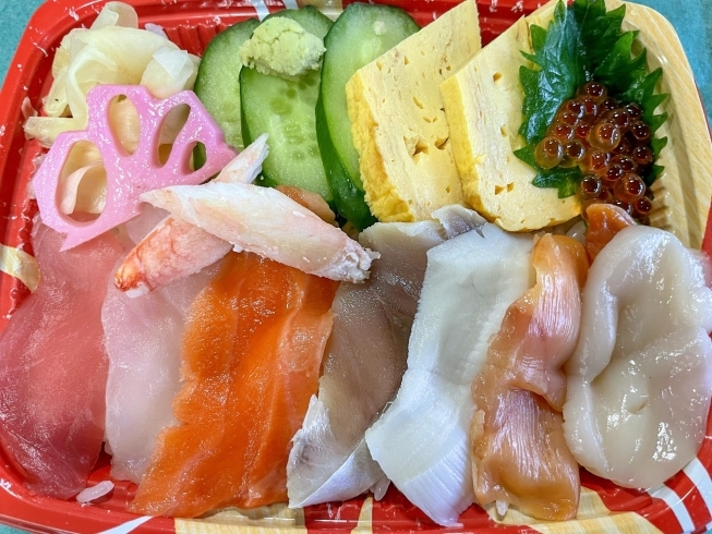 海鮮丼「お刺身・お寿司・海鮮丼　ご注文は店頭かお電話で承ります❗️」