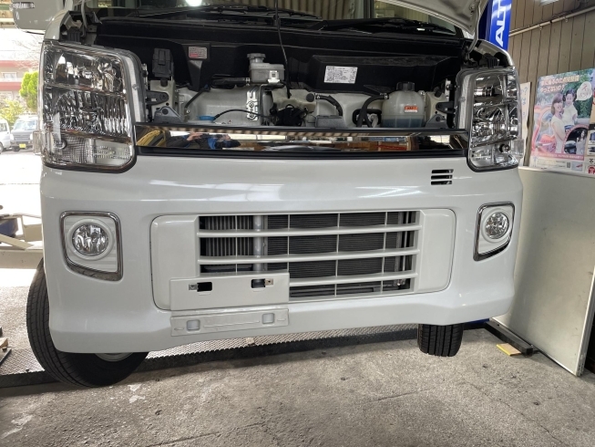 DA17W エブリィ フロントバンパー ラプター塗装-