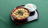 ちょい足しできるミニ丼もございます！（写真はミニ鶏そぼろ丼 温玉つき）「レストランにてランチ営業スタート！【新潟県村上市でランチ いろむすび山菜屋】」