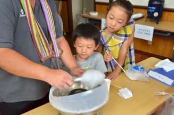 綿菓子うまくできるかな？