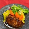 ハンバーグとカレーピラフ