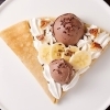 濃厚チョコとバナナのジェラクレープ