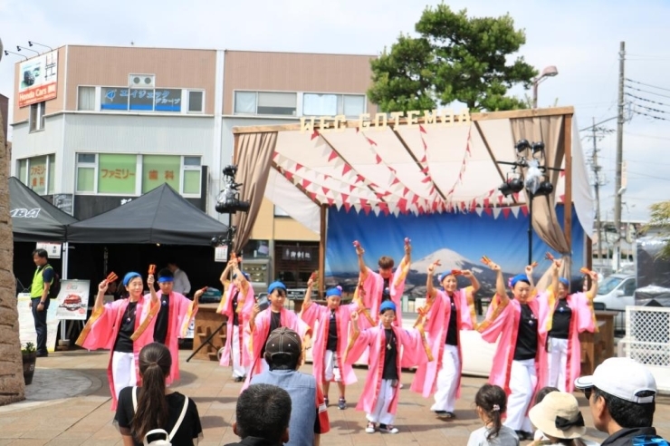 御殿場のよさこいチーム　木の花咲耶連さん