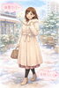 「体系カバーできね女性らしいデート服」