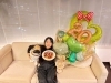 輝く記念日を多彩なバルーンで演出「静岡市でミセスグリーンアップル推し20歳誕生日🎂ビッグパフェバルーンギフト【風船工房未来】」