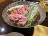 こちらは山形牛と山形産野菜を使ったすき焼き「山形にある最高のお宿【 御殿守 】」