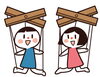 【小松川図書館】人形劇・影絵劇 かわせみ座のマリオネット