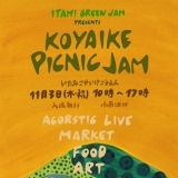 Koyaike Picnic Jam　～昆陽池ピクニックジャム～　11/3（木・祝）開催！