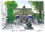 6.大鳥神社
江戸時代、子母神境内に「鷺大明神」として鎮座していた神社。11月に酉の市を開催。