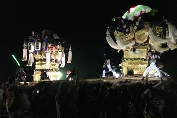 久保原太鼓台・元船木太鼓台（池田池公園）