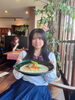 娘とランチに♡カニみそクリームパスタ美味しい！！「これから用意されている未来への何かに」