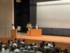 閉会の挨拶は加藤社長が行いました「🦺建設業労働安全衛生大会に参加しました【村上市の総合建設業｜加藤組】」