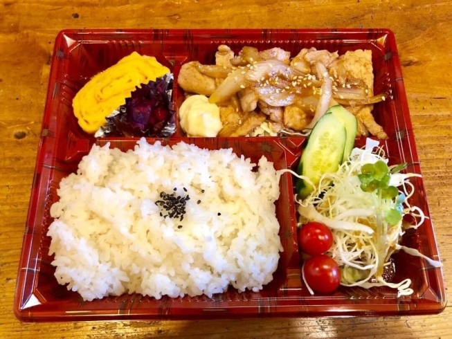 しょうが焼弁当　550円「お弁当はじめました【お昼限定】」