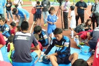 蔵田選手　元気そうで良かった！