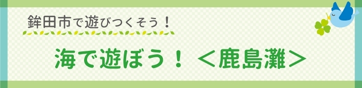 海で遊ぼう！　＜鹿島灘＞