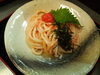「冷やしうどん『めんたいこ』」
