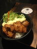 野菜も食べて❣️ザンギ丼「活動再開と100円カルビ丼・ザンギ丼のお知らせ！」