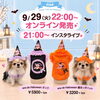 「9/29（火）22:00～オンラインショップにて新作発売します🌙」