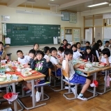 ◆生産者との交流給食　（茨城を食べよう）！