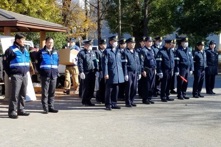 松戸市役所から8名、松戸警察署から29名ご参加頂きました。