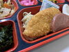 白身魚フライ＆ハムステーキ「１２月１３日のお弁当🍙」