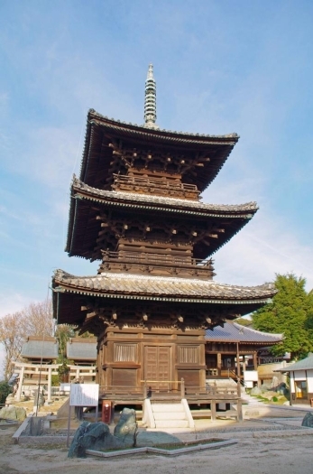 【三重塔】<br>岡山県指定重要文化財