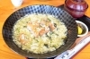 お味噌汁とお漬物がついて850円です