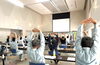 みなさんでストレッチ✨「令和5年度 安全大会」